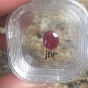 Loose ruby gemstone